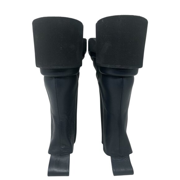 New Paloma Barcelo Sander Navy Leather Chelsea Platform Boots 6, Y2K, Streetwear - Picture 8 of 12